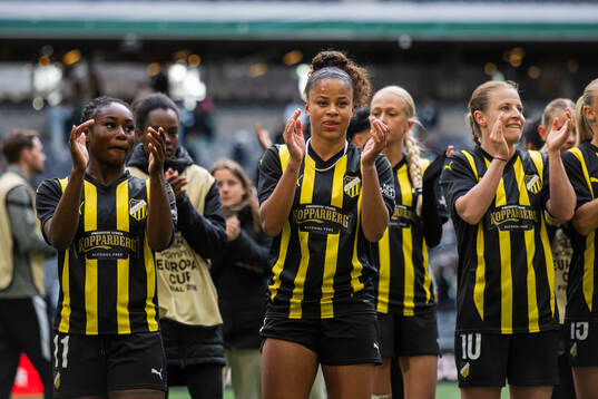 Monica Jusu Bah, Felicia Schröder and Anna Anvegård of