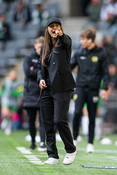 Coach Elena Sadiku of Häcken