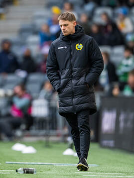 Coach William Strömberg of Hammarby
