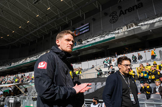 Coach William Strömberg of Hammarby