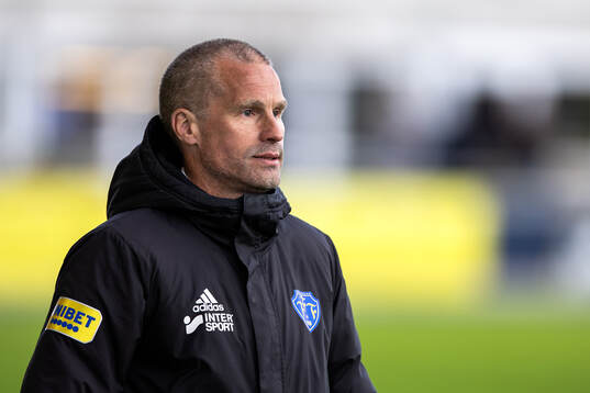 Falkenbergs tränare Christoffer Andersson