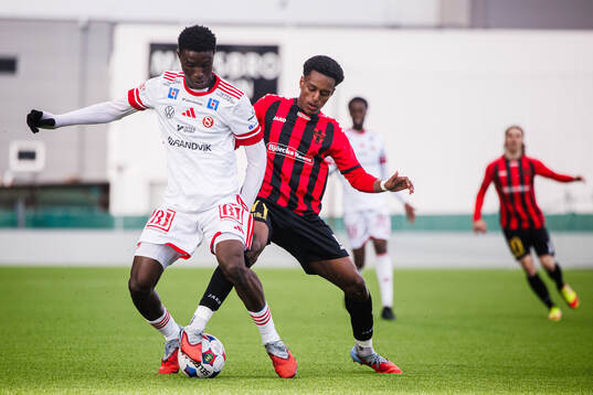 Sandvikens IFs Valassina Solo Diomande och Nordic United