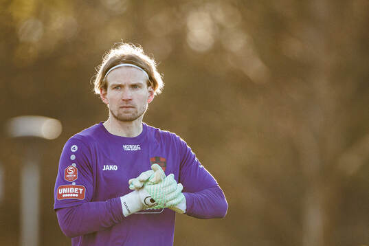 Nordic United FCs målvakt William Eskelinen