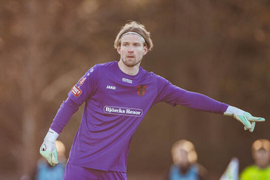 Nordic United FCs målvakt William Eskelinen