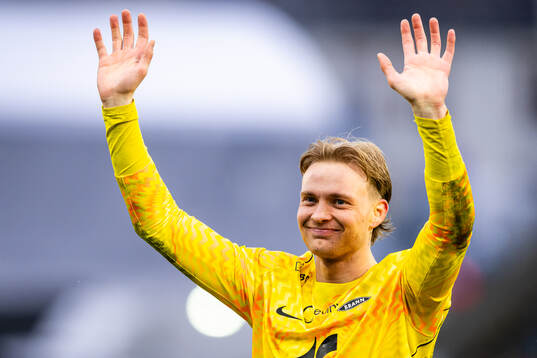 Goalkeeper Simen Vidtun Nilsen of Brann