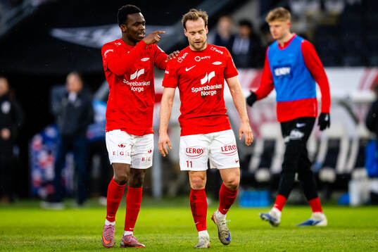 Rabbi Matondo and Bård Finne of Brann