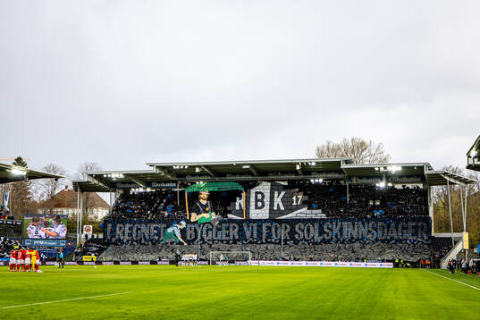 Spectators in the stands