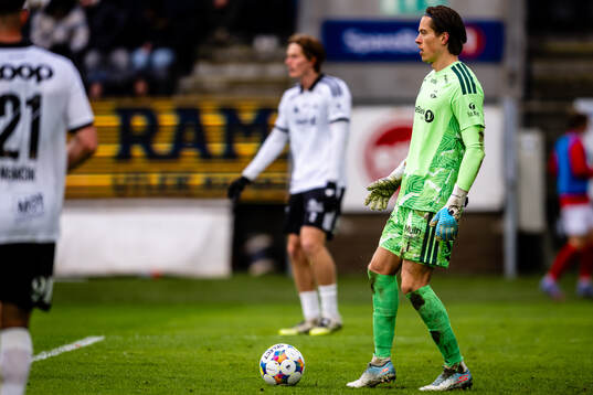 Goalkeeper Leopold Wahlstedt of Rosenborg