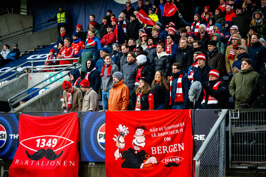 Spectators in the stands
