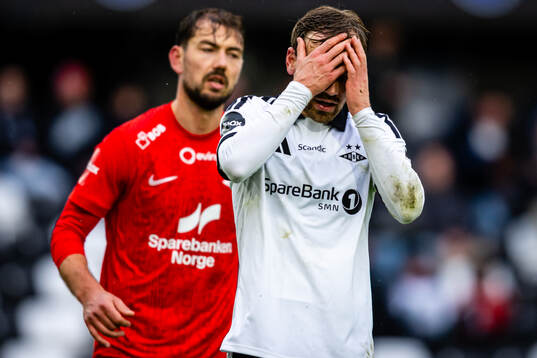 Iver Fossum of Rosenborg reacts