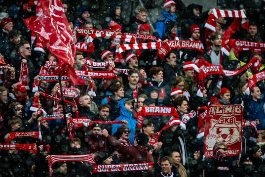 Spectators in the stands