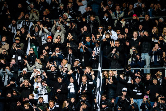 Spectators in the stands