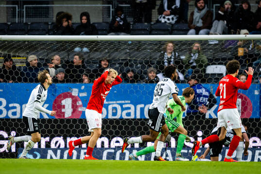 Kristall Mani Ingason of Brann reacts