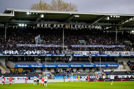 Spectators in the stands