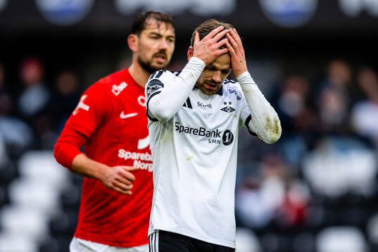 Iver Fossum of Rosenborg reacts