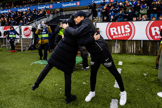 Head coach Alfred Johansson of Rosenborg and Head coach