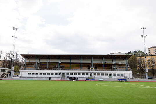 Vy över Kristinebergs IP