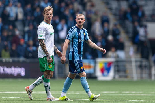 Hammarbys Victor Eriksson och Djurgårdens Kristian Lien