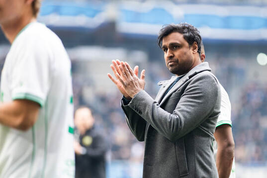 Hammarbys tränare Kalle Karlsson