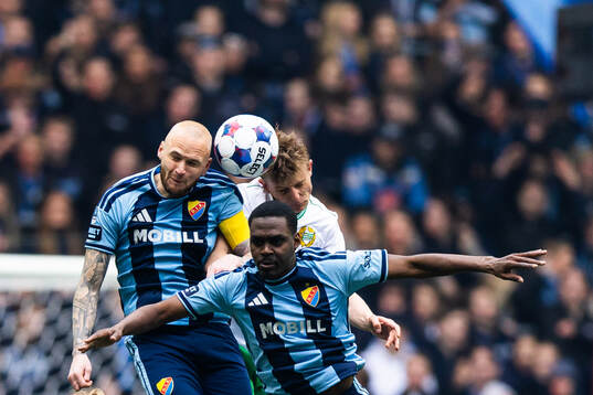 Djurgårdens Adam Ståhl, Hammarbys Frederik Winther och