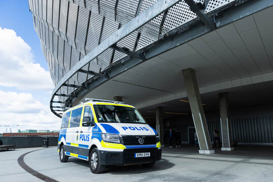 Polise på plats vid 3Arena