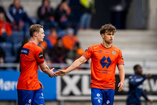 Simen Haram of Aalesund and Aleksander Hammer Kjelsen of
