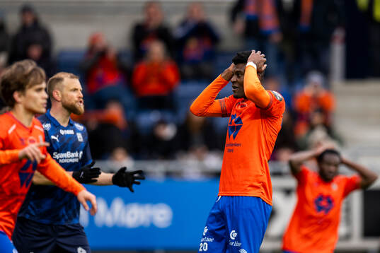 Ivan Djantou of Aalesund reacts