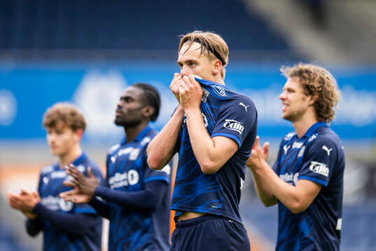 Leander Næss Alvheim of Kristiansund looks dejected