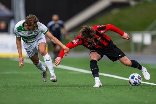 Västerås Simon Gefvert och Brommapojkarnas Rasmus Örqvist