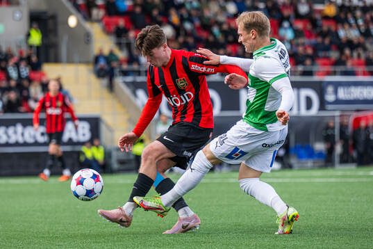 Brommapojkarnas Kaare Brøckner Barslund och Västerås
