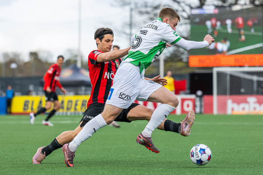 Brommapojkarnas Kevin Ackermann och Västerås Karl
