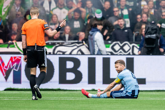 Djurgårdens Jacob Une deppar