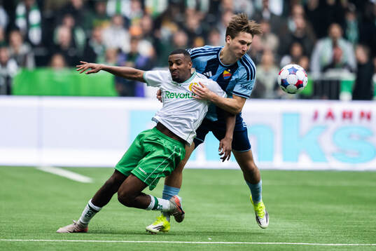 Hammarbys Paulos Abraham och Djurgårdens Miro Tenho