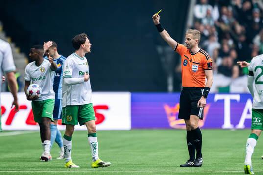 Hammarbys Noah Persson tilldelas en varning