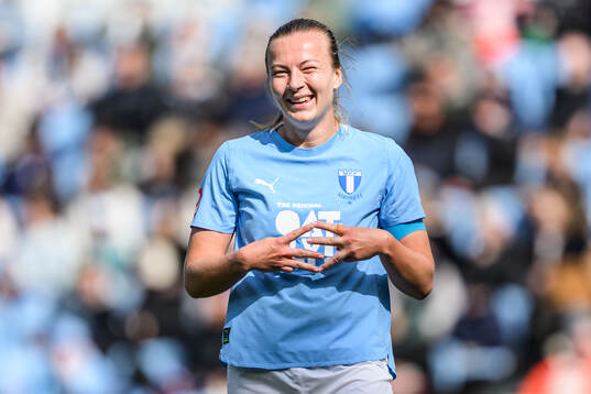 Malmö FFs Sara Kanutte jublar
