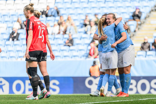 Malmö FFs Sara Kanutte jublar