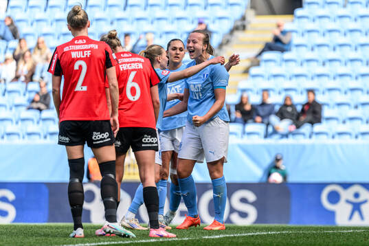Malmö FFs Sara Kanutte jublar