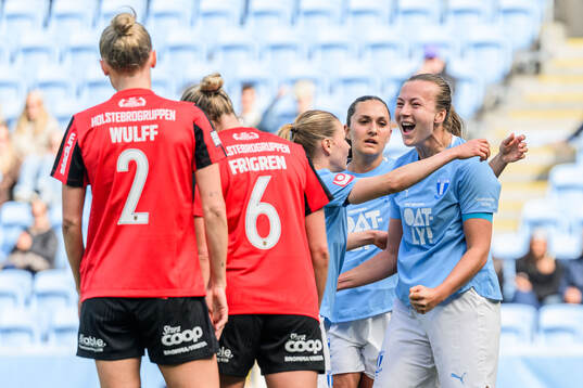 Malmö FFs Sara Kanutte jublar