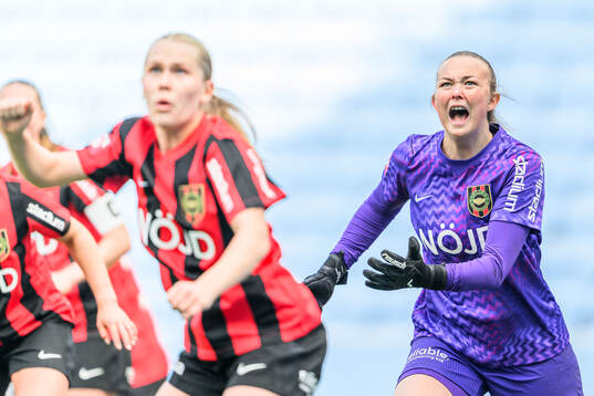 Brommapojkarnas målvakt Clara Ekstrand