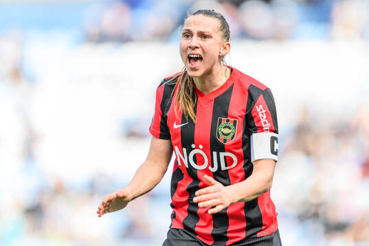 Brommapojkarnas Frida Thörnqvist reagerar