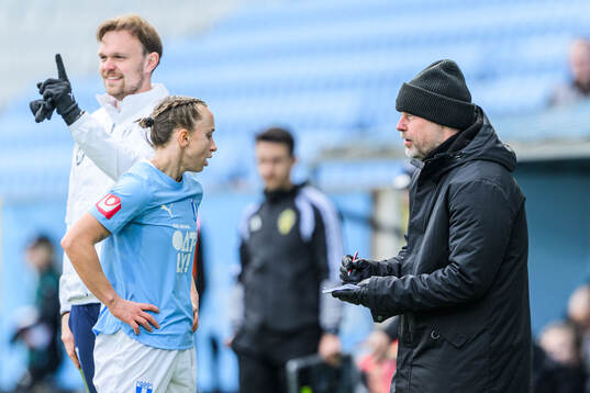 Malmö FFs tränare Jonas Valfridsson