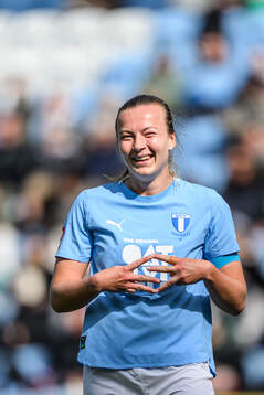 Malmö FFs Sara Kanutte jublar