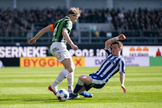 GAIS August Wängberg och IFK Göteborgs Tobias Heintz