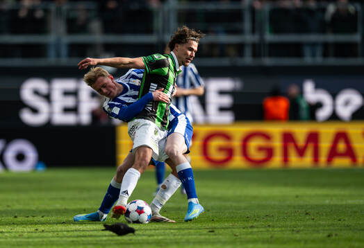 IFK Göteborgs Benjamin Brantlind och GAIS William