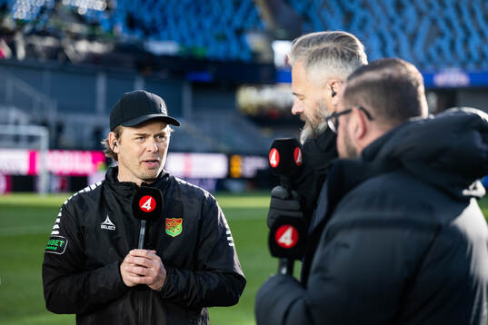 GAIS tränare Fredrik Holmberg