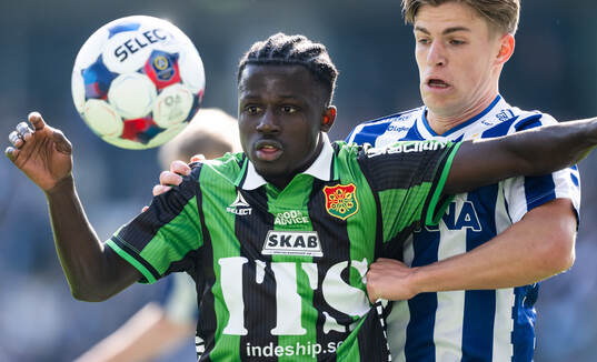 GAIS Blessing Asumang Dankwah och IFK Göteborgs Felix