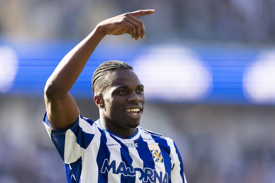 IFK Göteborgs Rockson Yeboah jublar