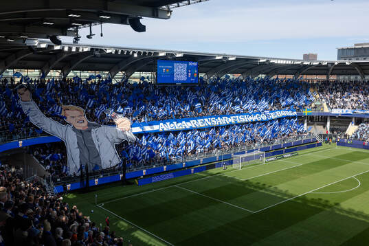 IFK Göteborgs supportrar med Tifo