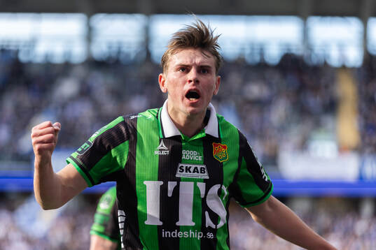 GAIS Max Andersson jublar