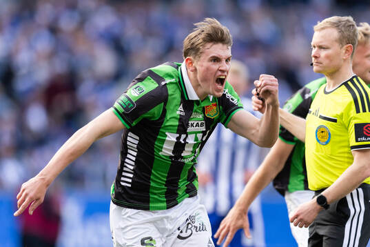GAIS Max Andersson jublar